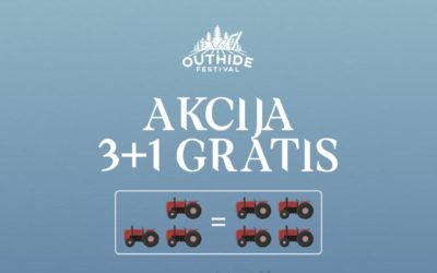 Aktivna promocija kupovine karata  3+1 GRATIS za Outhide Festival