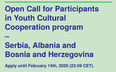 Konkurs za učesnike programa kulturne saradnje mladih – Srbija, Albanija i Bosna i Hercegovina