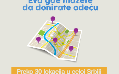 Mapa organizacija i institucija gde možete da donirate odeću