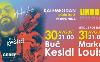 Buč Kesidi i Marko Louis nastupaju na Urban Sessions na Kalemegdanu