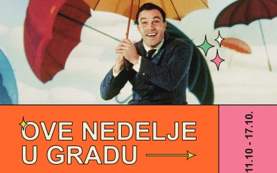 Kulturna dešavanja u gradu / 11 – 17. oktobar/
