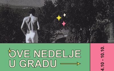 Kulturna dešavanja u gradu / 4 – 10. oktobar/