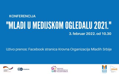 KOMS organizuje konferenciju Mladi u medijskom ogledalu 2021.