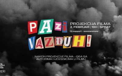 Pazi, vazduh! – premijera filma o zagađenju vazduha u produkciji Oblakoder magazina