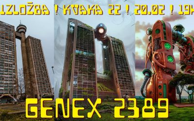 Futurspektiva jedne neobične zgrade – Izložba GENEX 2389 u galeriji Kvake 22