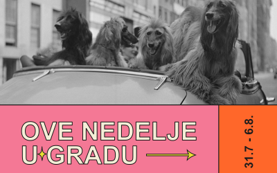 Kulturna dešavanja u gradu / 31.7 – 6.8/