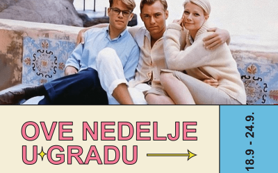 Kulturna dešavanja u gradu /18.9 – 24.9/