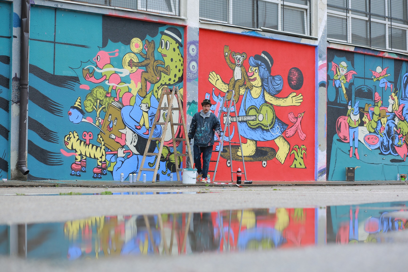 Erol i Tužni Marin u Čizmama mural11