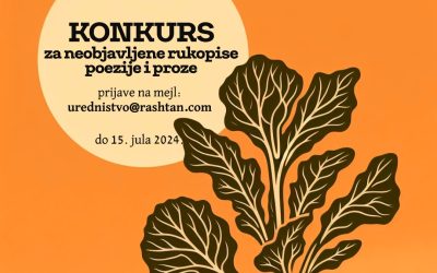 Konkurs Raštan izdavaštva za neobjavljen rukopis